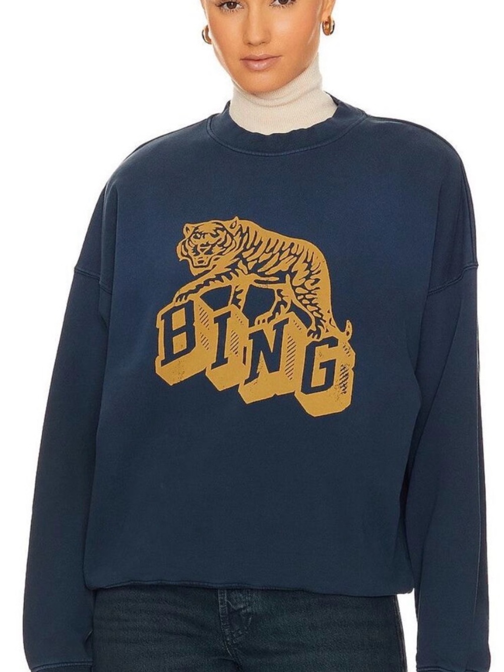 Anine Bing Harvey Crew Tiger Sweatshirt